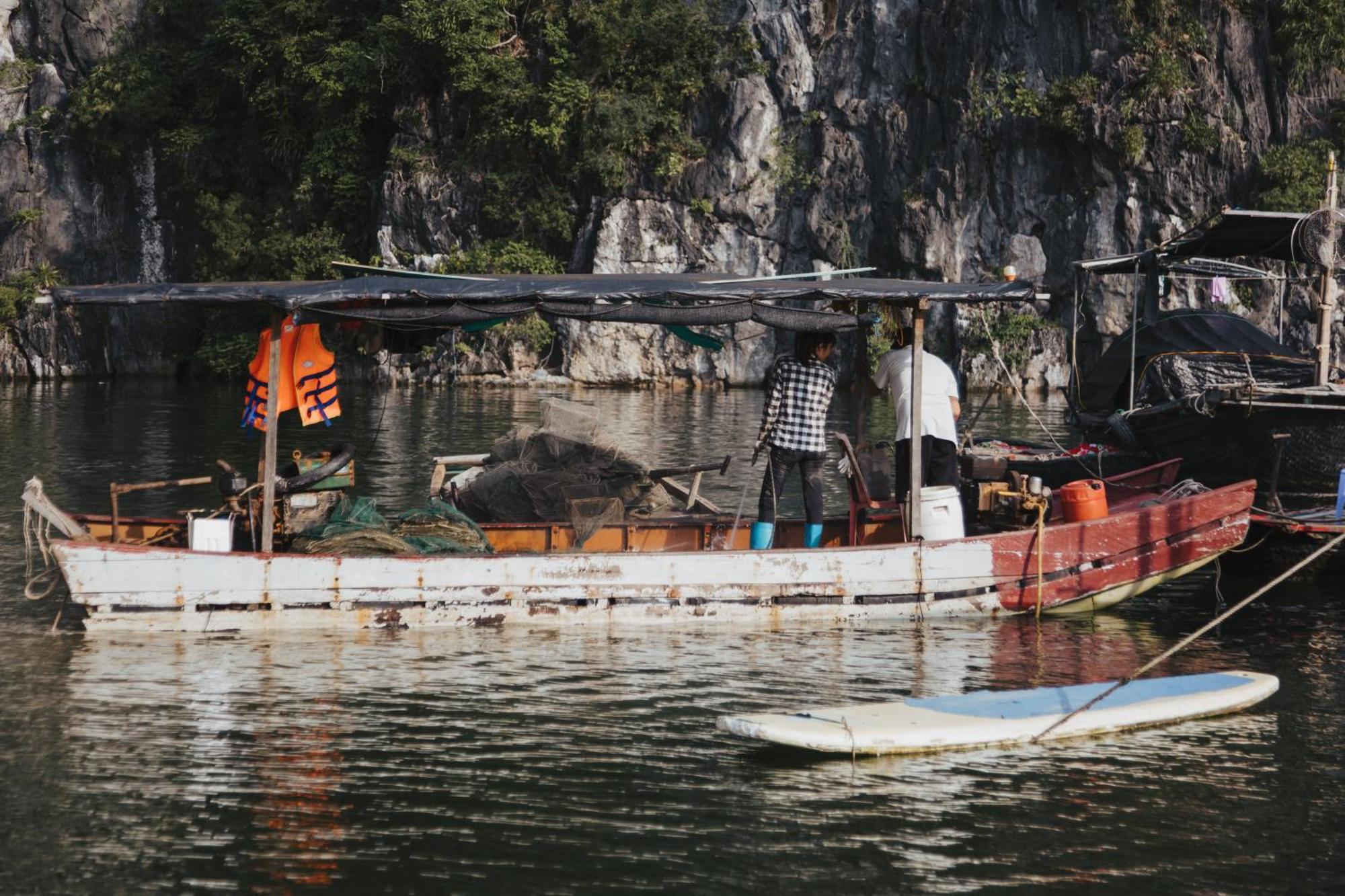 Lan Ha Floating Homestay Dong Khe Sau Екстериор снимка
